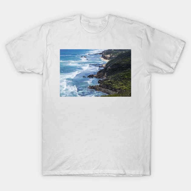 Fingal Beach, Cape Schanck, Mornington Peninsula, Victoria, Australia. T-Shirt by VickiWalsh